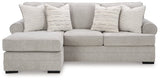 Eastonbridge Shadow Sofa Chaise & Oversized Chair (Online Special Price) - Ornate Home