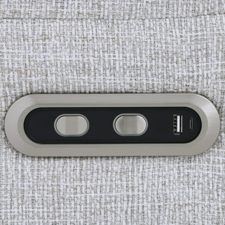 Eastre Beige Power Motion Recliner - Ornate Home