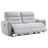 Eastre Beige Power Motion Sofa - Ornate Home