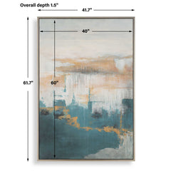 Eastside Multicolor Abstract Coastal Art - Ornate Home