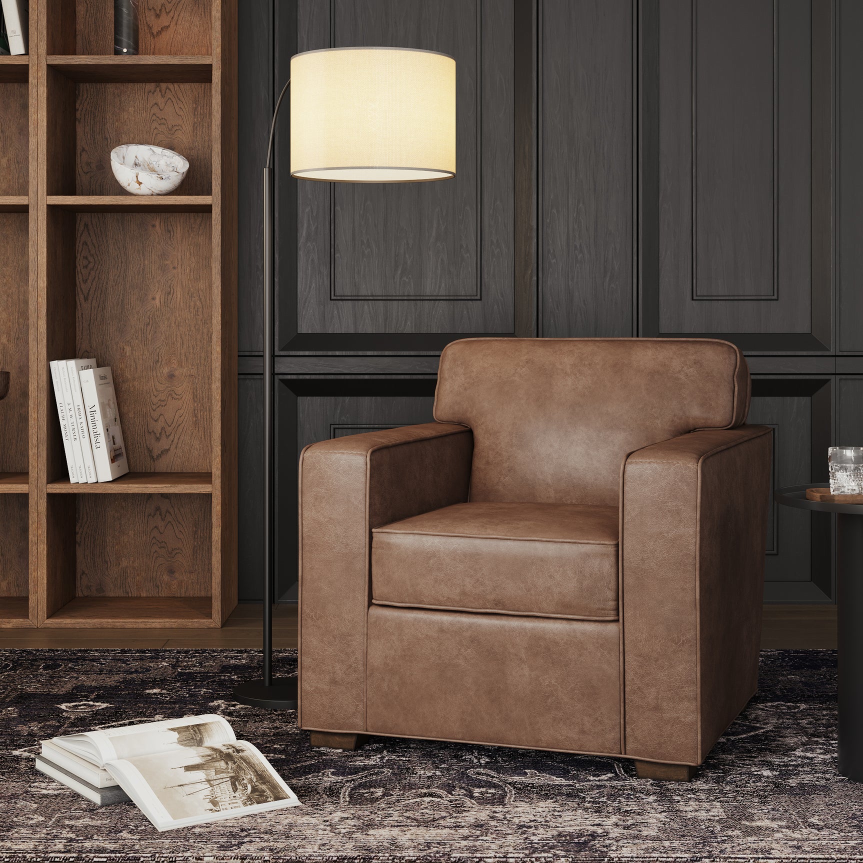 Eastwood Brown Accent Chair - Ornate Home