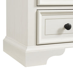 Eastwood Brown/Off-White Youth 3-Drawer Nightstand - Ornate Home