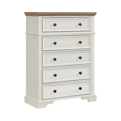 Eastwood Off-White/Brown 3-Piece Youth Full UPH Bedroom Set