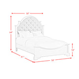 Eastwood Off-White Youth Full UPH Bed - Ornate Home