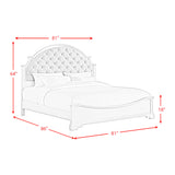 Eastwood Off-White Youth King UPH Bed