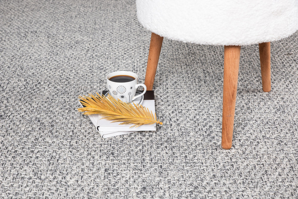 Easy Gray Jute Indoor Outdoor Rugs - Ornate Home