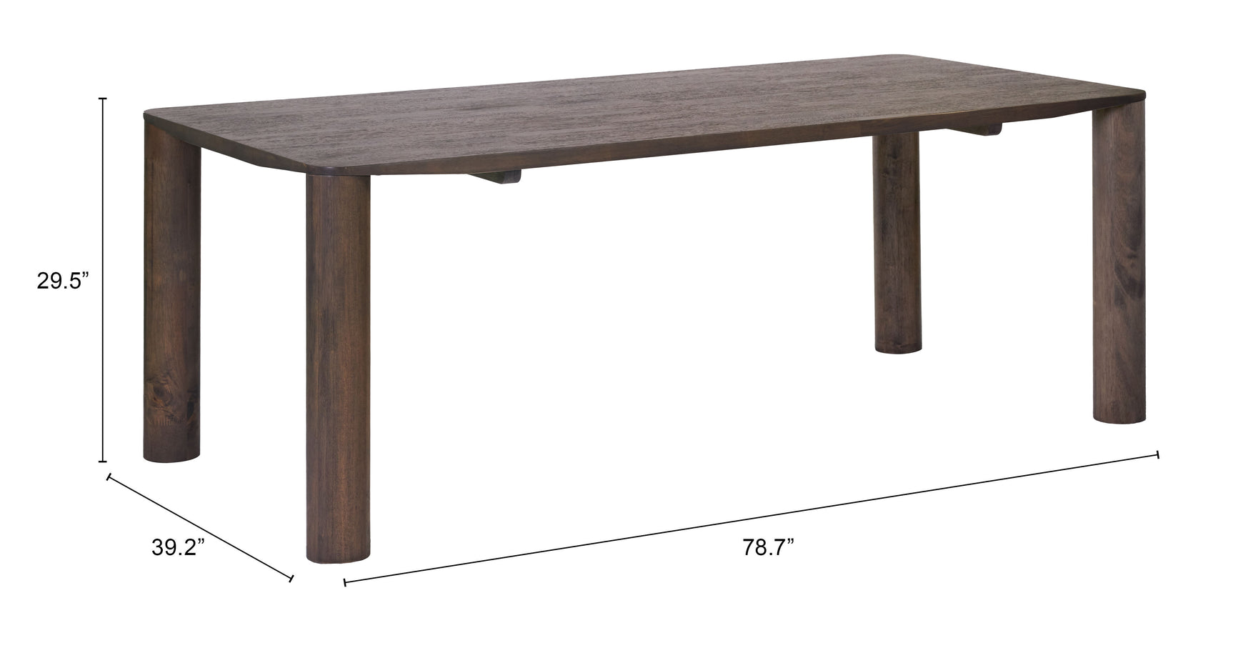 Eazy Espresso Dining Table - Ornate Home