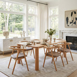 Eazy Natural Dining Table - Ornate Home