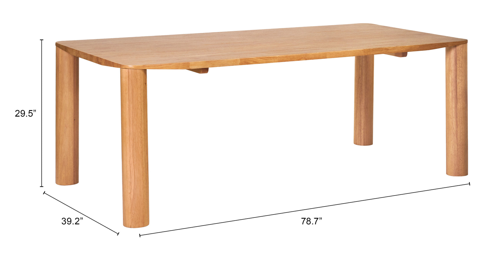 Eazy Natural Dining Table - Ornate Home