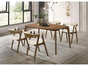 Ebikon Walnut Dining Table - Ornate Home