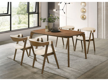 Ebikon Walnut Dining Table - Ornate Home