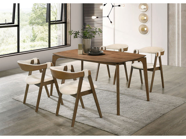 Ebikon Walnut Dining Table - Ornate Home