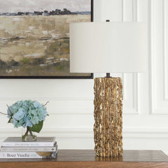 Echo Gold Golden Table Lamp - Ornate Home