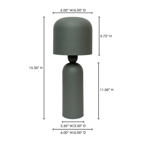 Echo Green Lamp - Ornate Home