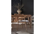 Echo Natural Oak/Medina Pebble Dining Arm Chair - Ornate Home