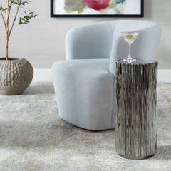 Echo Nickel Modern Drink Table - Ornate Home