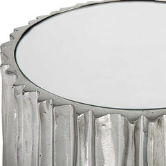 Echo Nickel Modern Drink Table - Ornate Home