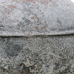 Echoes Of Time Black/White Concrete Outdoor Planter - Ornate Home
