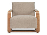 Eckersley Beige Lounge Chair - Ornate Home