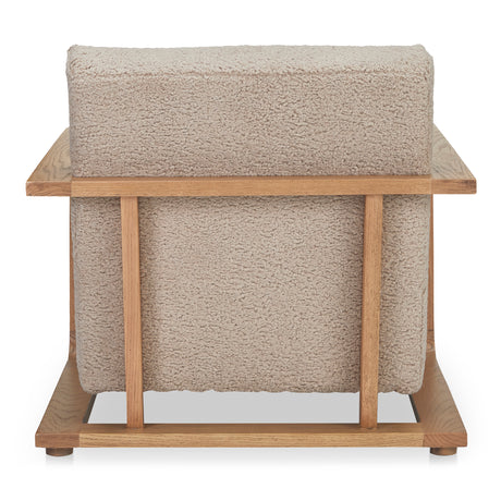 Eckersley Beige Lounge Chair - Ornate Home