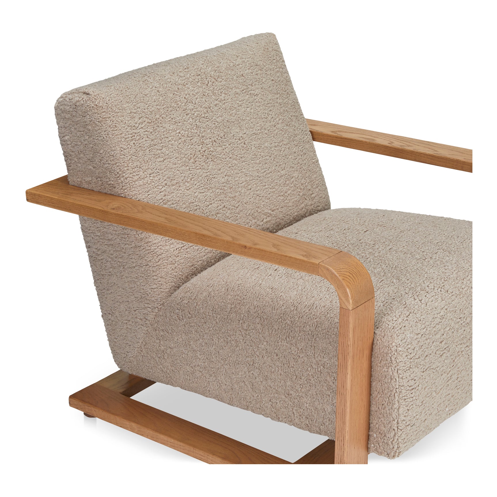 Eckersley Beige Lounge Chair - Ornate Home