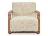 Eckersley Cream Lounge Chair - Ornate Home