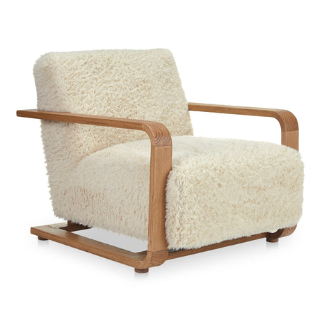 Eckersley Cream Lounge Chair - Ornate Home
