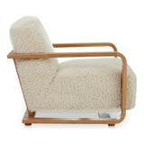 Eckersley Cream Lounge Chair - Ornate Home