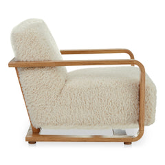 Eckersley Cream Lounge Chair - Ornate Home