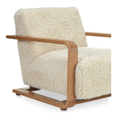 Eckersley Cream Lounge Chair - Ornate Home