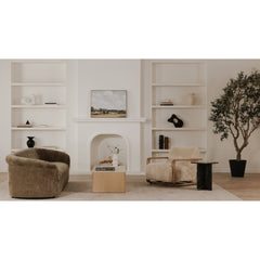 Eckersley Cream Lounge Chair - Ornate Home