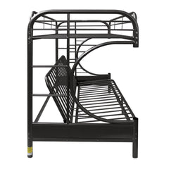 Eclipse Black Bunk Bed (Twin/Full/Futon) - Ornate Home
