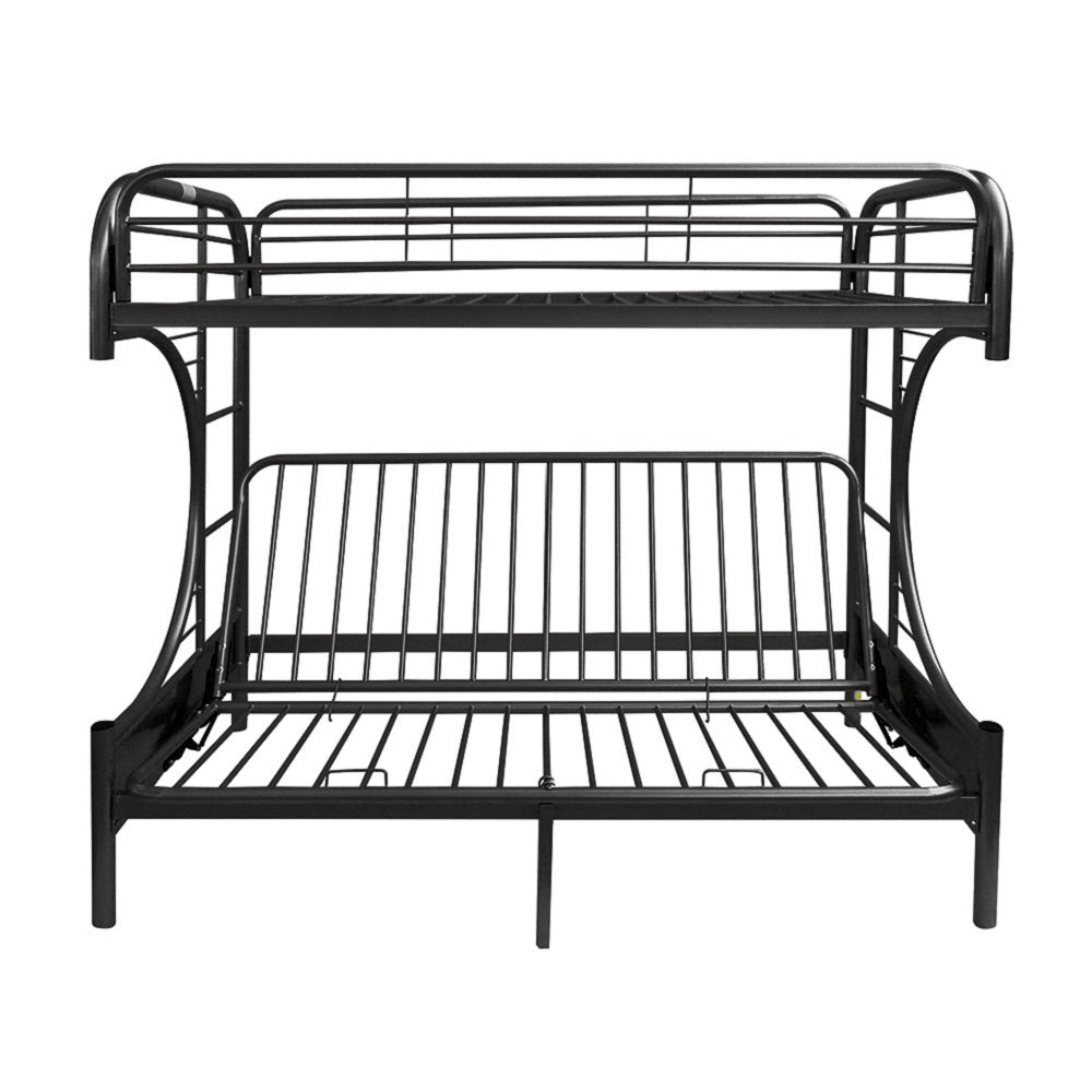 Eclipse Black Bunk Bed (Twin/Full/Futon) - Ornate Home