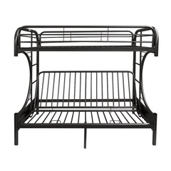 Eclipse Black Bunk Bed (Twin/Full/Futon) - Ornate Home