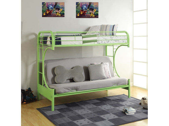Eclipse Green Bunk Bed (Twin/Full/Futon) - Ornate Home
