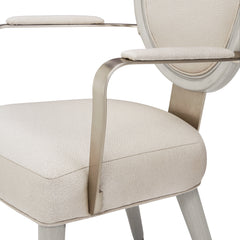 Eclipse Moonlight/Ivory Dining Arm Chair (Set of 2) - Ornate Home
