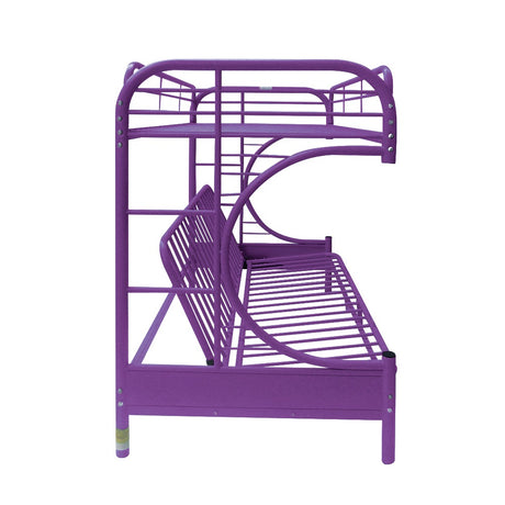 Eclipse Purple Bunk Bed (Twin/Full/Futon) - Ornate Home