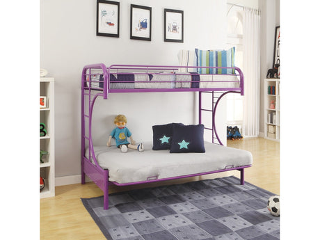 Eclipse Purple Bunk Bed (Twin/Full/Futon) - Ornate Home