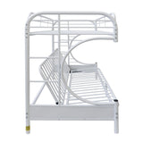 Eclipse White Bunk Bed (Twin/Full/Futon) - Ornate Home
