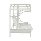 Eclipse White Bunk Bed (Twin XL/Queen/Futon) - Ornate Home