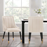 Eda Dining Chair in Cream - Ornate Home