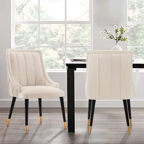 Eda Dining Chair in Cream - Ornate Home