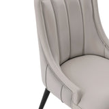 Eda Dining Chair in Grey - Ornate Home
