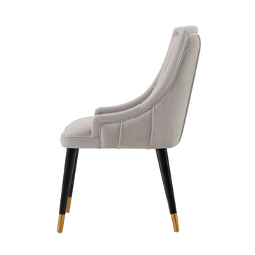 Eda Dining Chair in Grey - Ornate Home