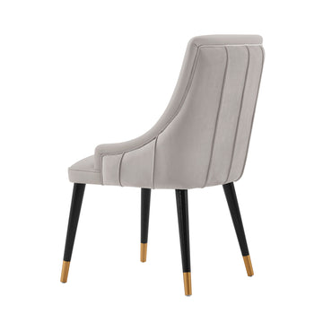 Eda Dining Chair in Grey (set of 2) - Ornate Home