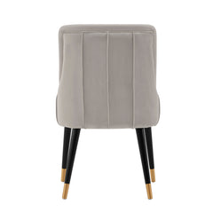 Eda Dining Chair in Grey (set of 2) - Ornate Home