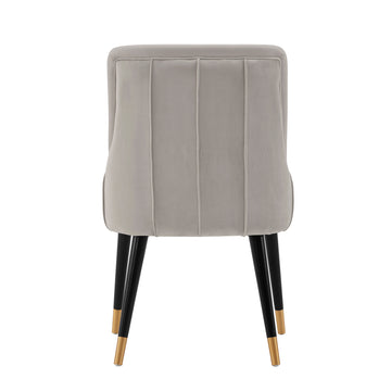 Eda Dining Chair in Grey (set of 2) - Ornate Home