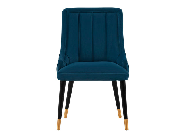 Eda Dining Chair in Midnight Blue - Ornate Home