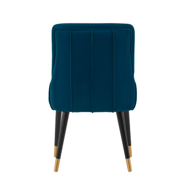 Eda Dining Chair in Midnight Blue - Ornate Home