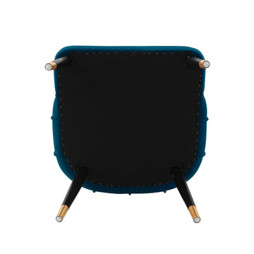 Eda Dining Chair in Midnight Blue - Ornate Home